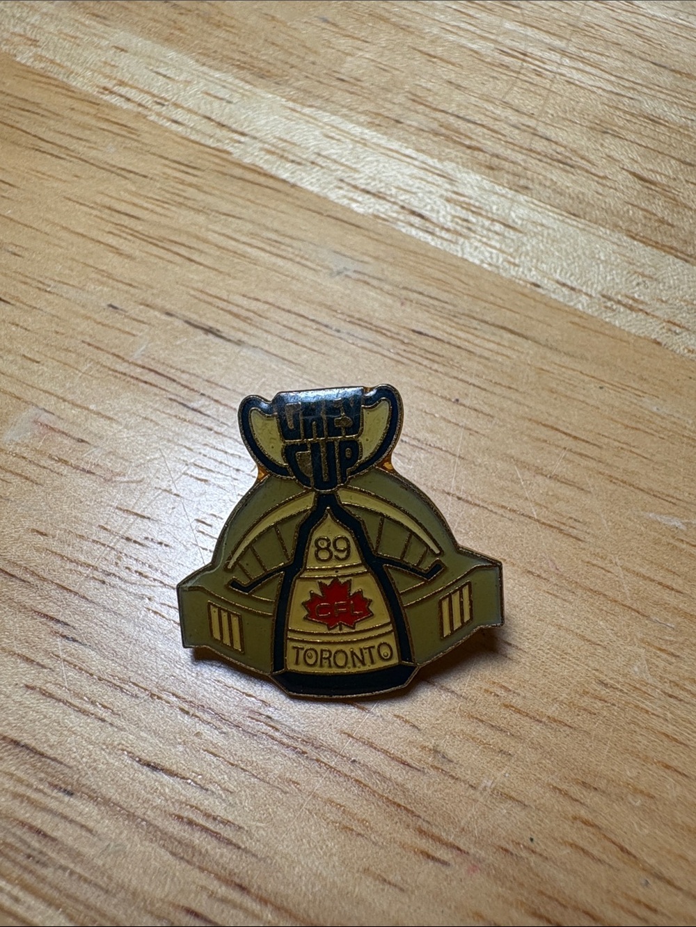 Toronto '89 Grey Cup Enamel Pin